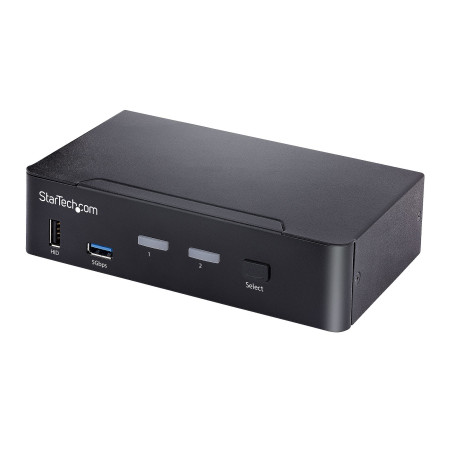 Switch kvm startech.com 2 porte nero [sv231dpuca]