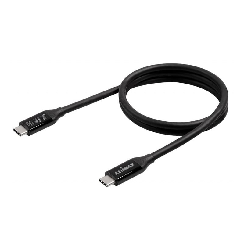 Cavo usb edimax usb4 thunderbolt3 tipo-c a tipo-c 2m nero