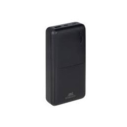 Batteria portatile rivacase powerbank 20000mah qc/pd 18w nero [va2571]