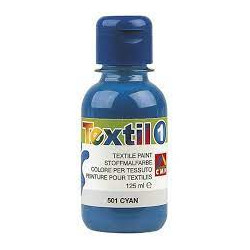 Colore acrilico per tessuto primo 125ml ciano [410tx125501]