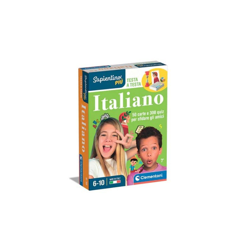 Gioco educativo clementoni sapientino piu testa a testa italiano