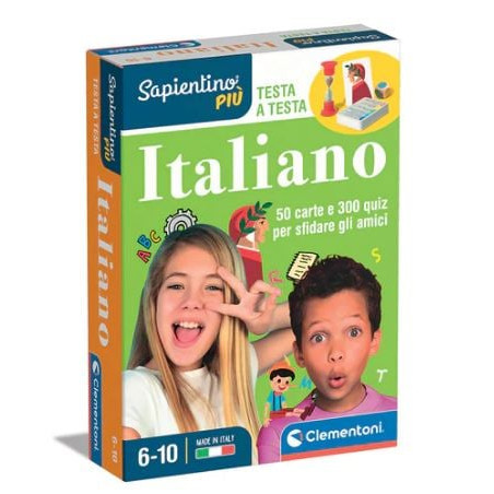 Gioco educativo clementoni sapientino piu testa a testa italiano