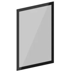 Pannello laterale case ssupd meshroom in vetro temperato nero [g89.oe776sgx.00]