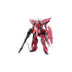 Modellino bandai mg gat-x303 aegis gundam 1/100 in plastica rosso