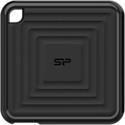 Ssd esterno 512gb silicon power pc60 usb-c 3.2 nero [sp512gbpsdpc60ck]