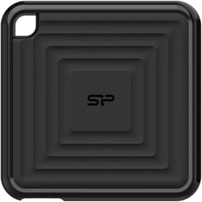 Ssd esterno 512gb silicon power pc60 usb-c 3.2 nero [sp512gbpsdpc60ck]