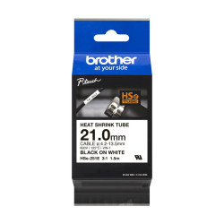 Nastro brother hse251e 21mm 1.5m bianco [hse-251e]
