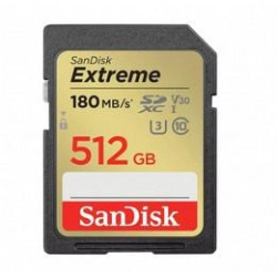 512gb scheda sdxc sandisk exrteme classe10 [sdsdxvv-512g-gncin]