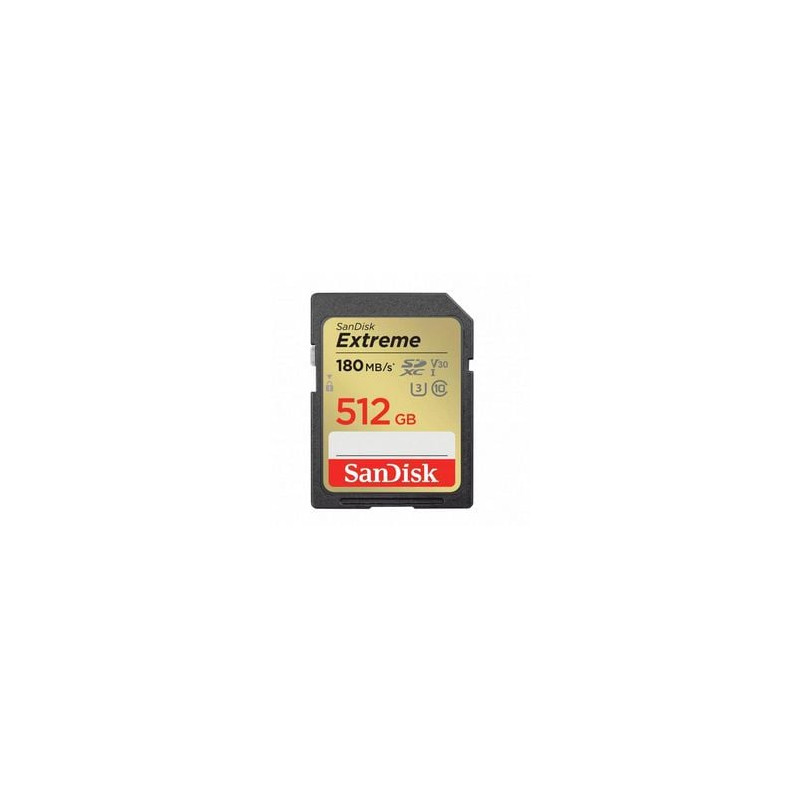 512gb scheda sdxc sandisk exrteme classe10 [sdsdxvv-512g-gncin]