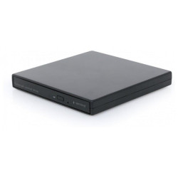 Masterizzatore esterno gembird dvd+rw nero [dvd-usb-04]