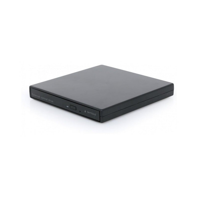 Masterizzatore esterno gembird dvd+rw nero [dvd-usb-04]
