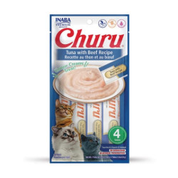 Mangime inaba churu tuna & beef: dolcetti per gatti 4x14g [eu110]