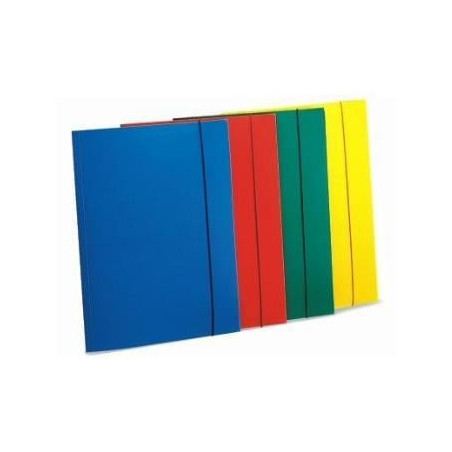 Cartellina in cartone con elastico fellowes eko u110 giallo [u110-gi]