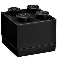 Contenitore room copenhagen lego mini box 4 nero [40111733]