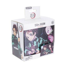 Puzzle paladone demon slayer tanjiro & nezuko 250pz multicolore
