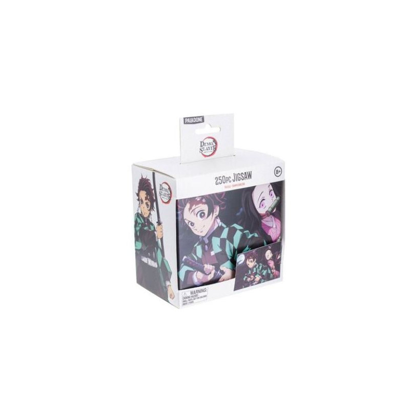 Puzzle paladone demon slayer tanjiro & nezuko 250pz multicolore