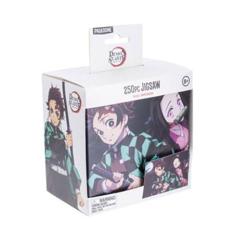 Puzzle paladone demon slayer tanjiro & nezuko 250pz multicolore