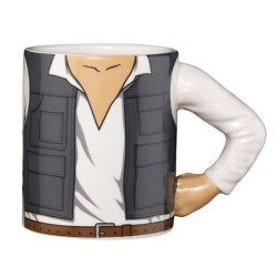 Tazza con manico 3d exquisite gaming exgpro han solo 350ml multicolore