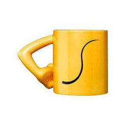 Tazza da caffe' exquisite gaming braccio pluto 12once giallo