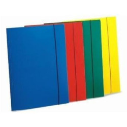 Cartellina in cartone con elastico fellowes eko u110 rosso [u110-ro]