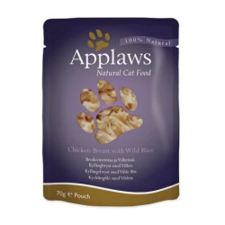 Cibo umido applaws petto di pollo con riso selvatico per gatti adulti