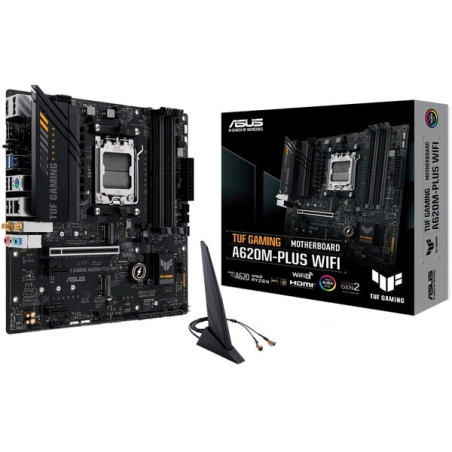 Scheda madre asus tuf gaming a620m-plus 4 x dimm ddr5 amd a620