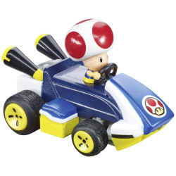 Veicolo telecomandato carrera mario kart 2.4ghz mini toad multicolore