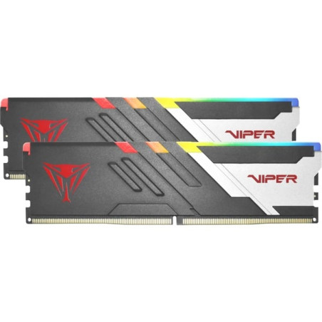 Ram dimm ddr5 32gb patriot viper venom rgb 6400mhz cl32 1.4v nero