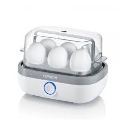 Cuociuova severin ek bh/gr per 6uova 420w bianco/grigio [3164]