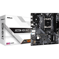 Scheda madre asrock a620m-hdv/m.2 64gb amd/am5/atx/4x ddr5 [90-mxbll0-a0uayz]