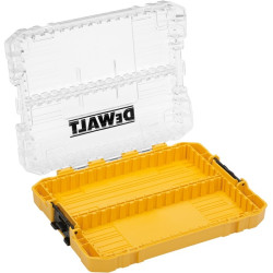Custodia dewalt toughcase media con scatole e supporti per punte