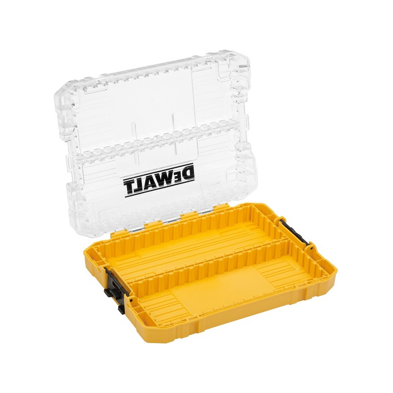 Custodia dewalt toughcase media con scatole e supporti per punte
