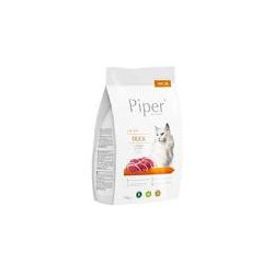 Cibo secco dolina noteci piper animali con anatra per gatti 3kg