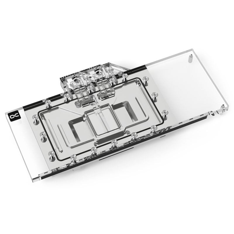 Waterblock alphacool ice block aurora rx 7900xt con piastra posteriore