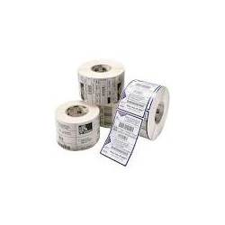 Rotolo di etichette zebra lab polypro 3000t trasparente 75x35mm box4