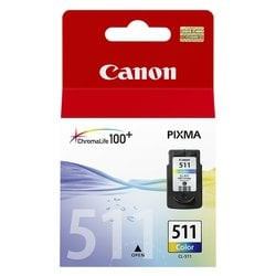 Cartuccia canon cl 511 ciano/magenta/giallo