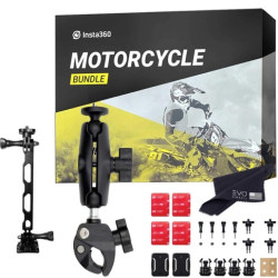 Supporto fotocamera insta360 motorbike bundle per one x3/x2/one r/go