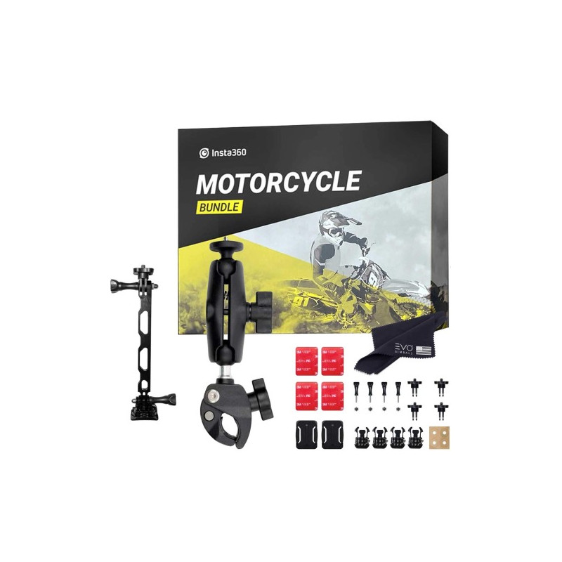 Supporto fotocamera insta360 motorbike bundle per one x3/x2/one r/go
