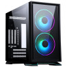 case itak galaxy 2q itx mini-tower argb nero [itgcagal2q]