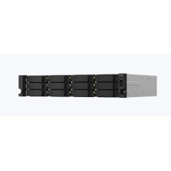 Server qnap ts-1264u-rp-8g argento/nero [ts-1264u-rp-8g]