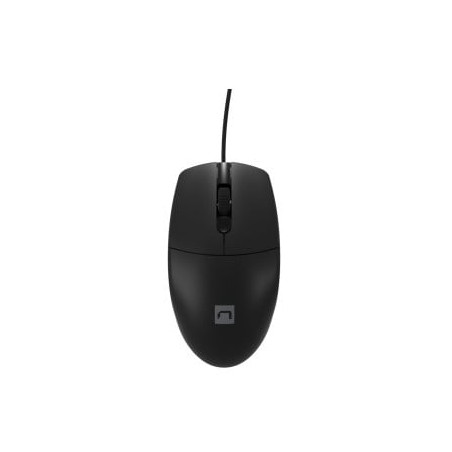 Mouse natec ruff plus 1200 dpi ottico nero [nmy-2021]