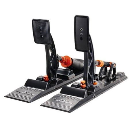 Pedeliera asetek acceleratore forte s sim racing nero/arancione [40-010-0010007]