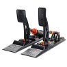 Pedeliera asetek acceleratore forte s sim racing nero/arancione [40-010-0010007]