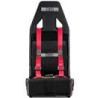 Sedile per simulatore next level racing di volo per gaming nero/rosso