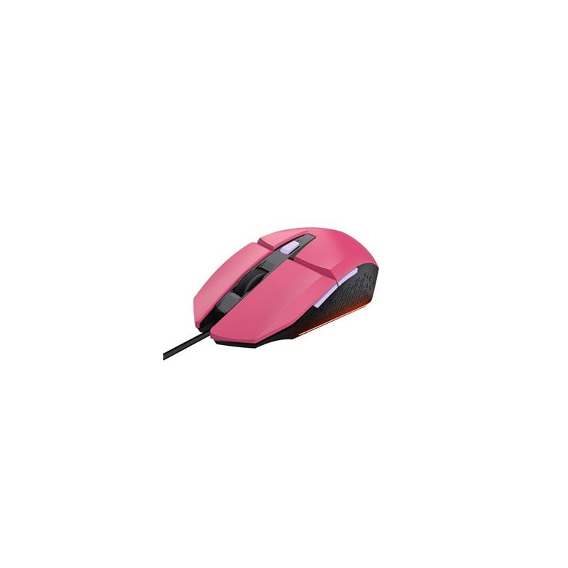 Mouse da gioco cablato trust 25068 gxt 109 gav 6.400dpi rosa [25068]