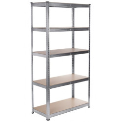 Scaffale greenblue gb378 180x90x40cm acciaio zincato [hdgeemoreggb378]