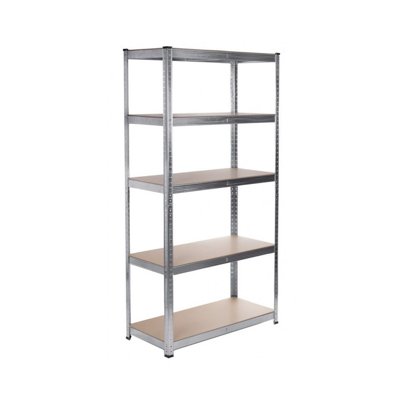 Scaffale greenblue gb378 180x90x40cm acciaio zincato [hdgeemoreggb378]