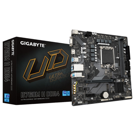 scheda madre gigabyte b760m h micro atx 2x ddr4 [b760m h ddr4]