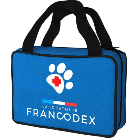 Borsa francodex kit pronto soccorso per animali blu [fr179184]