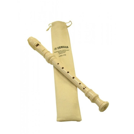 Flauto yamaha yrs-23 soprano avorio